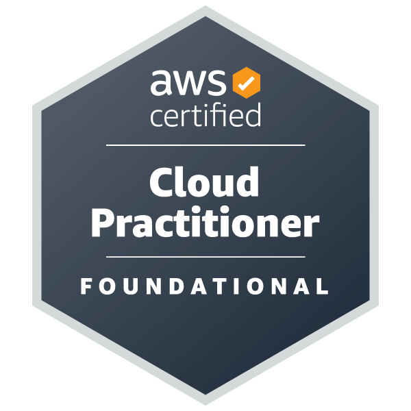 AWS Certified Cloud Practitioner at Amazon Web Services